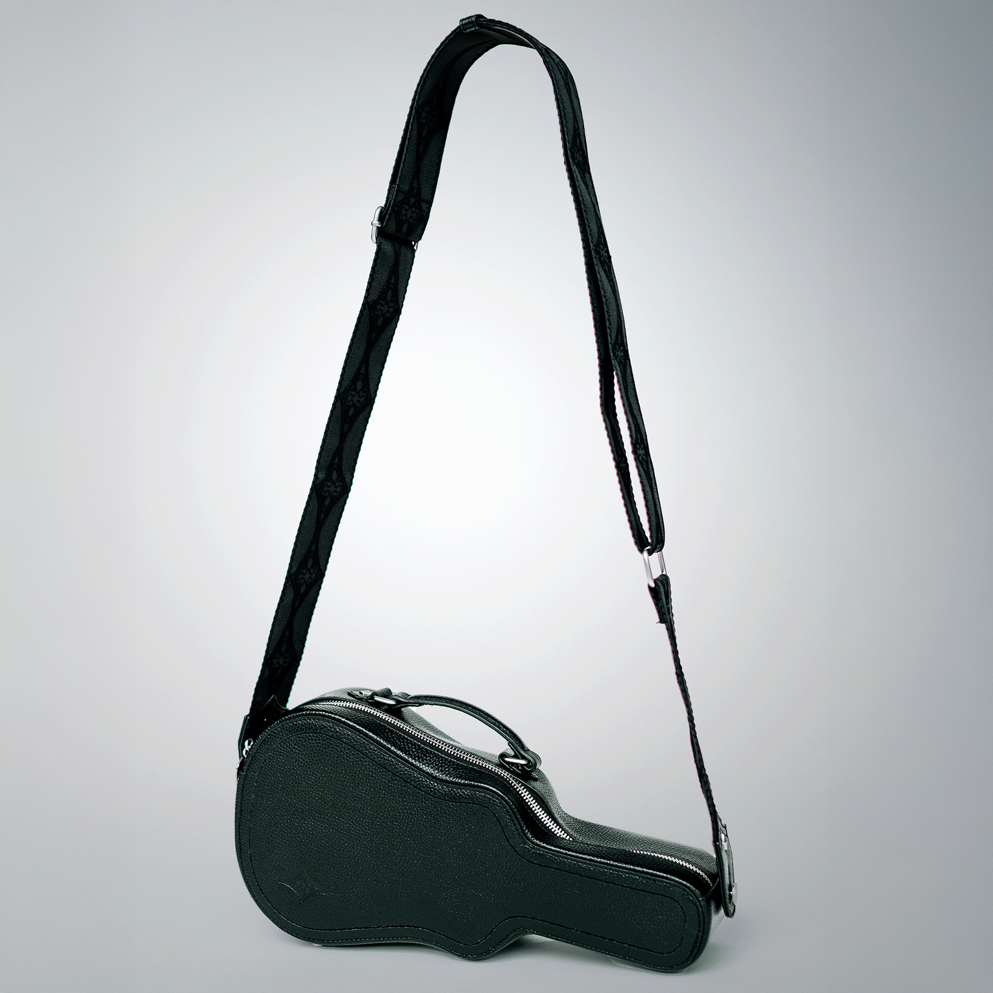 Ritual Crossbody Bag BLACK Guitar Case Bag with Real Guitar Strap