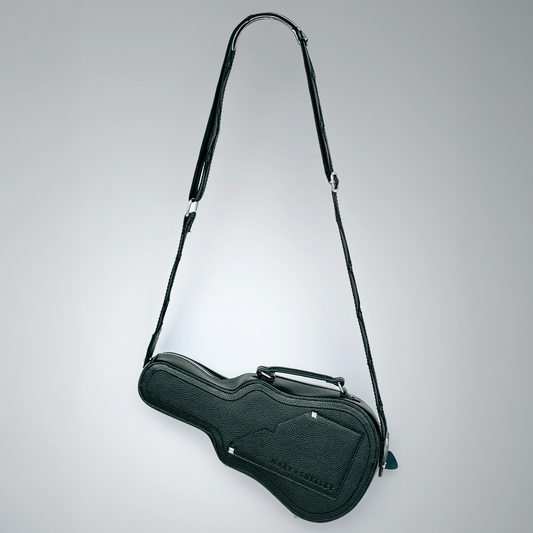 Ritual Crossbody Bag BLACK Guitar Case Bag with Real Guitar Strap