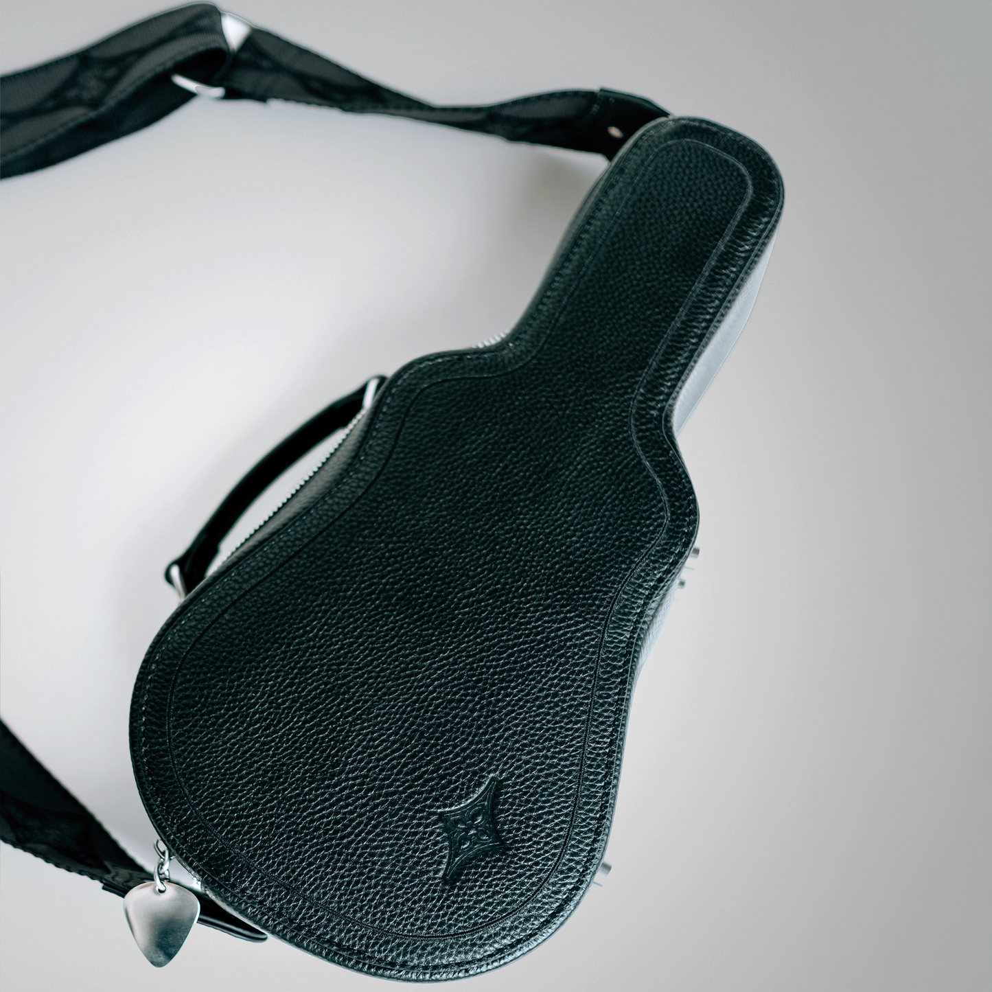 Ritual Crossbody Bag BLACK Guitar Case Bag with Real Guitar Strap