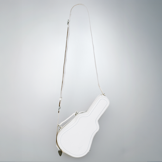 Ritual Crossbody Bag IVORY Guitar Case Bag with Real Guitar Strap