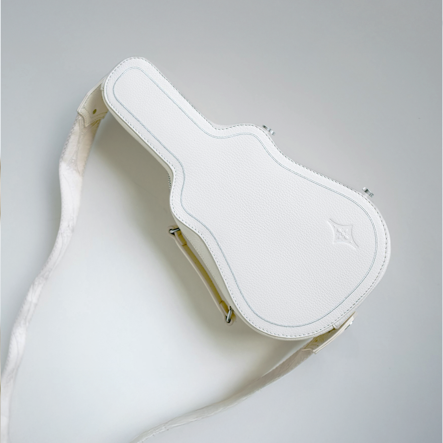 Ritual Crossbody Bag IVORY Guitar Case Bag with Real Guitar Strap