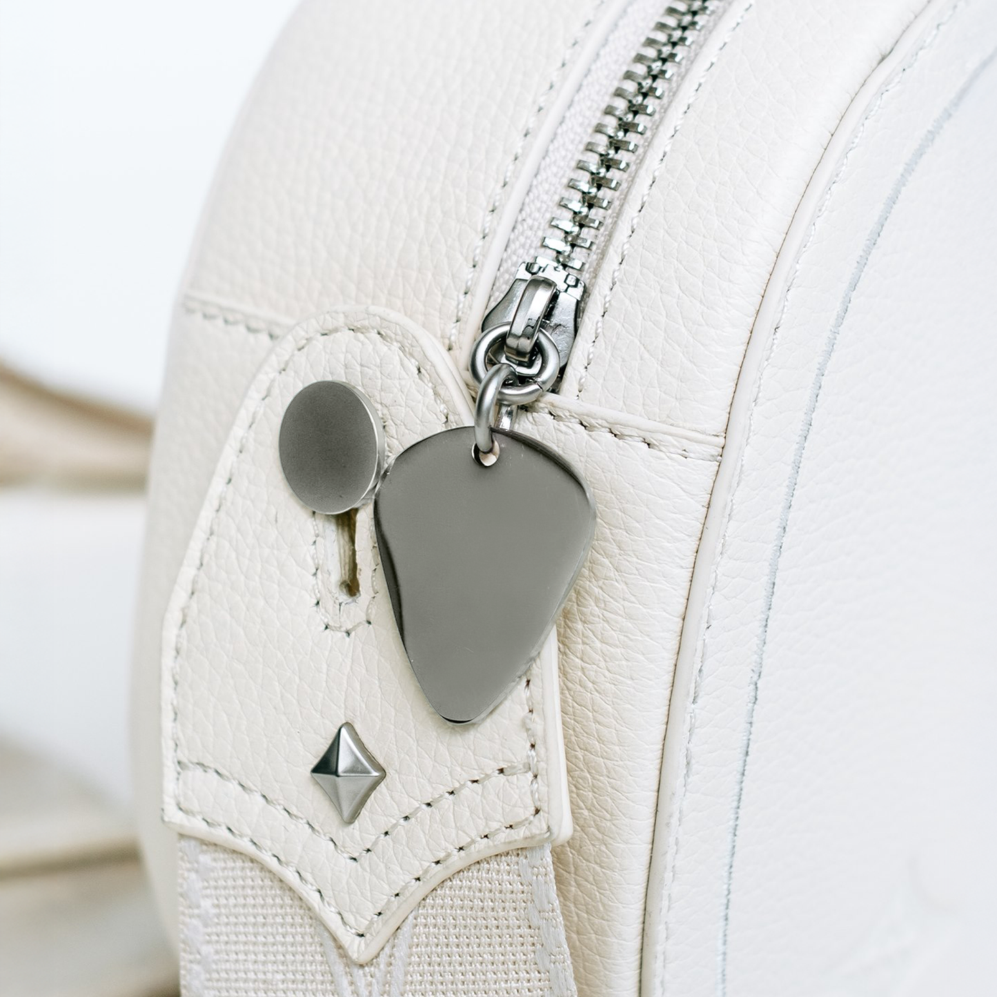 Ritual Crossbody Bag IVORY Guitar Case Bag with Real Guitar Strap